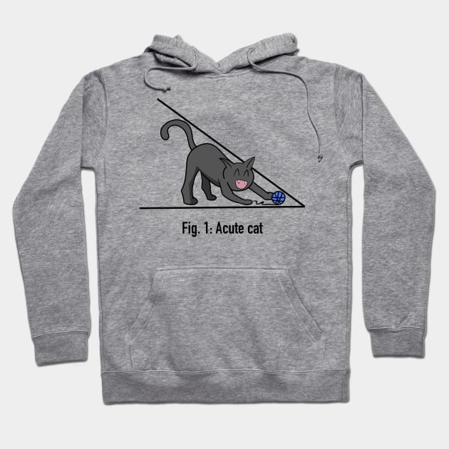 Acute Cat Hoodie by Andropov